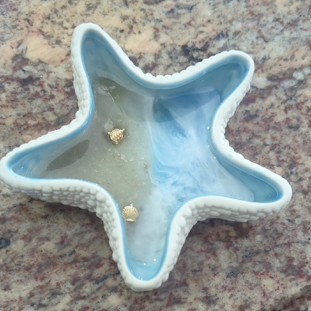 Starfish Shaped Ceramic Dish